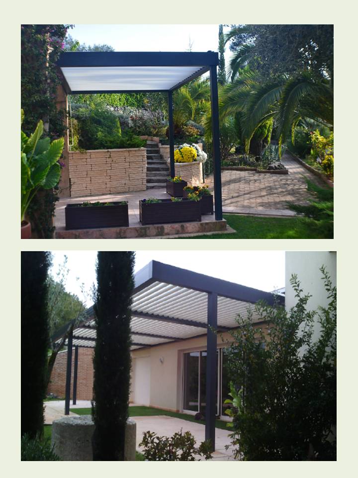 Pergola bioclimatique motorisée