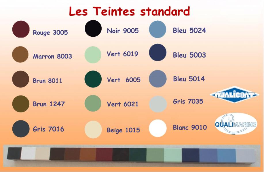 Teinte standard portail